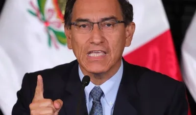 El expresidente peruano Martín Vizcarra.