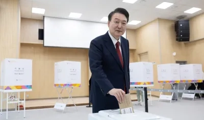 El Presidente de Corea del Sur, Yoon Suk-Yeol.