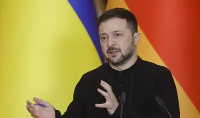 El Presidente de Ucrania, Vlodomir Zelenski.