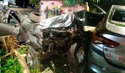 El siniestro vial ocurrió en la madrugada de este domingo 1 de diciembre.
