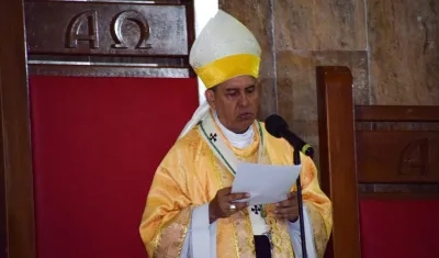 Monseñor Pablo Salas Anteliz, arzobispo de Barranquilla.