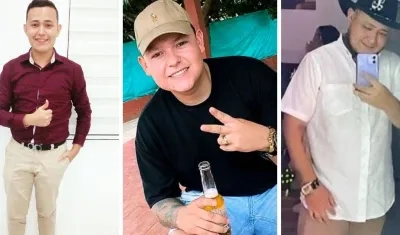 Jhoan Díaz, Yerson Díaz y Oscar Parodi.