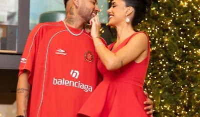 El futbolista brasileño Neymar y pareja Bruna Biancardi. 