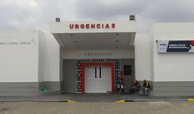 Fachada del Camino en donde fue atendido el taxista.