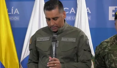 Coronel Daniel Gutiérrez, director del Inpec. 