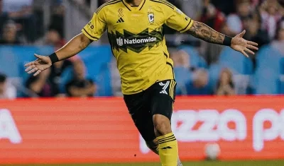 Juan Camilo 'Cucho' Hernández, delantero colombiano del Columbus Crew.