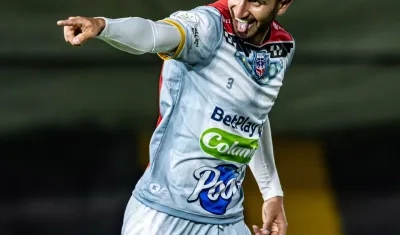 El defensa central bogotano Daniel Rivera, capitán de campo de Fortaleza. 