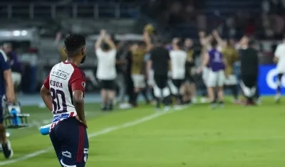 Roberto Hinojoza, mediocampista samario tras la eliminación de la Copa Libertadores ante Colo Colo.