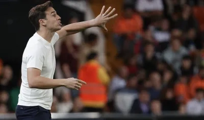 Íñigo Pérez, entrenador del Rayo Vallecano. 