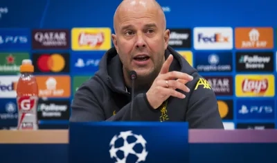 Arne Slot, entrenador del Liverpool. 