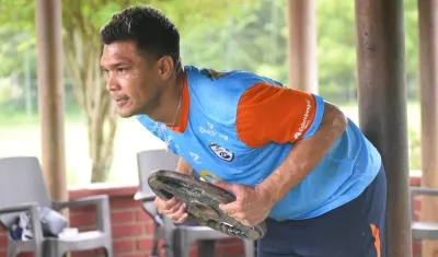 Teófilo Gutiérrez no pudo alcanzar el ascenso con el Real Cartagena. 