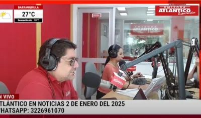 Transmisión de Atlántico en Noticias.