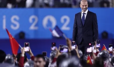 Zinedine Zidane ganó tres Ligas de Campeones consecutivas con el Real Madrid.