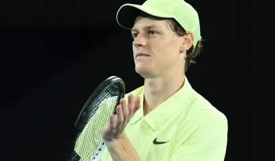 Jannik Sinner durante el juego.