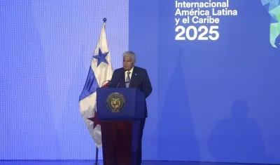 José Raúl Mulino en el foro económico regional.