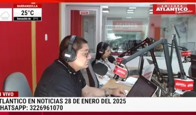 Transmisión de Atlántico en Noticias.