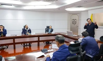 El Presidente Petro lideró la reunión.