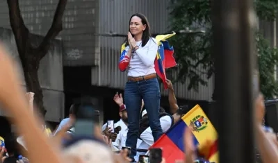 Líder opositora María Corina Machado.