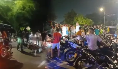 Lugar del accidente.