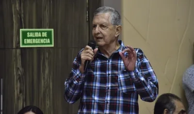 Norman Alarcón, presidente de la Liga Nacional de Usuarios.