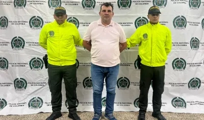 Alias 'Cachaco', el capturado.