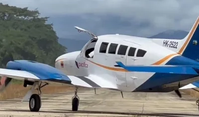 La avioneta desaparecida.