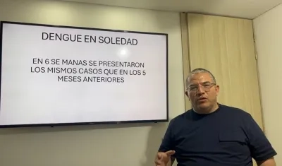 Edison Barrera, secretario de Salud de Soledad.