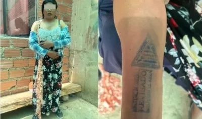 El recluso disfrazado de mujer.