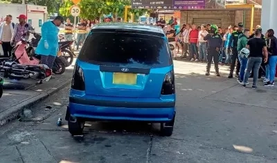 Ataque sicarial en la Bomba de el 'Muñeco'. 