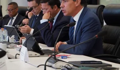 El magistrado Álvaro Hernán Prada, presidente del CNE.