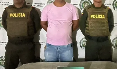 Abel Mariano Marín Niño, capturado en Santa Lucía. 