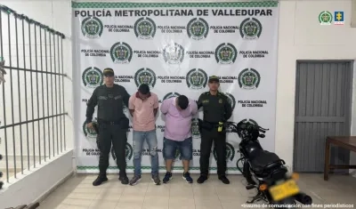 Los dos hombres fueron capturados por la Policía. 