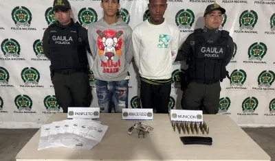 Jorge Armando Martínez Oliveros y Garys Junior Martínez García.