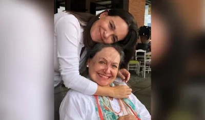 María Corina Machado y su madre Corina Parisca.
