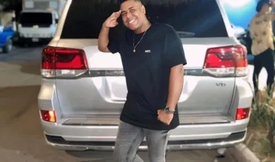 El locutor Diomedes Farid Manrique.