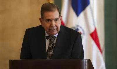 El líder opositor venezolano Edmundo González Urrutia, en Santo Domingo. 