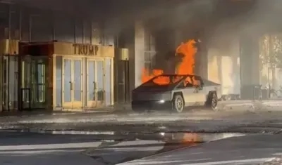 Explosión en el Trump Hotel de Las Vegas