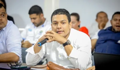Farid Camilo Castaño, alcalde del municipio de Calamar.