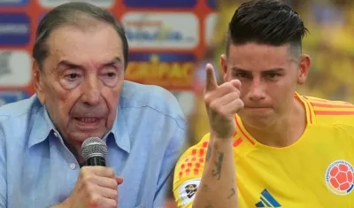 Fuad Char y James Rodríguez.