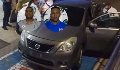 Danny William Frías Castillo y su hermano Dionisio Frías Castillo, alias 'Gordo 40'.