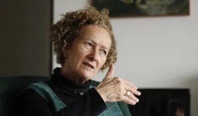 La jefa negociadora del Gobierno colombiano, Vera Grabe.