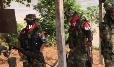 Guerrilleros del ELN en el Catatumbo. 