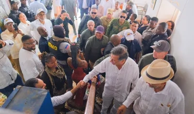 Gustavo Petro en Haití