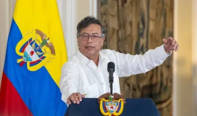 El Presidente Gustavo Petro.