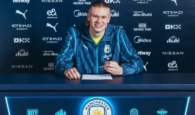 El delantero Erling Haaland.