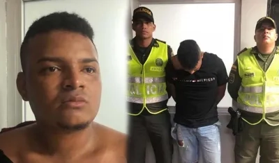 Harold Ubaldo cuando fue capturado en septiembre del 2019