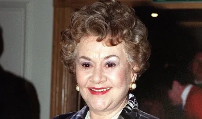 La actriz británica Joan Plowright.