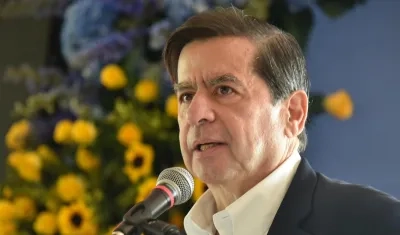 Juan Fernando Cristo, ministro del Interior. 