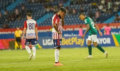 El empate no cayó bien en el equipo barranquillero.