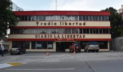 Fachada del diario La Libertad.